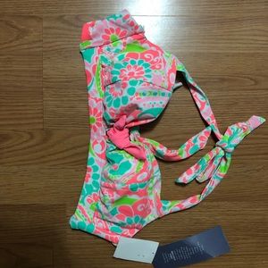 🍍Aqua couture bikini top with padding🍍